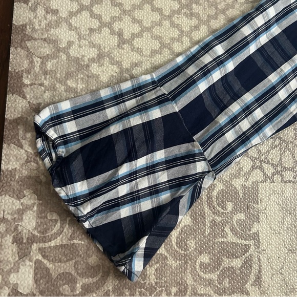 Draper James Plaid Bell-Sleeve Button Up Top - Size 14 - Picture 6 of 8